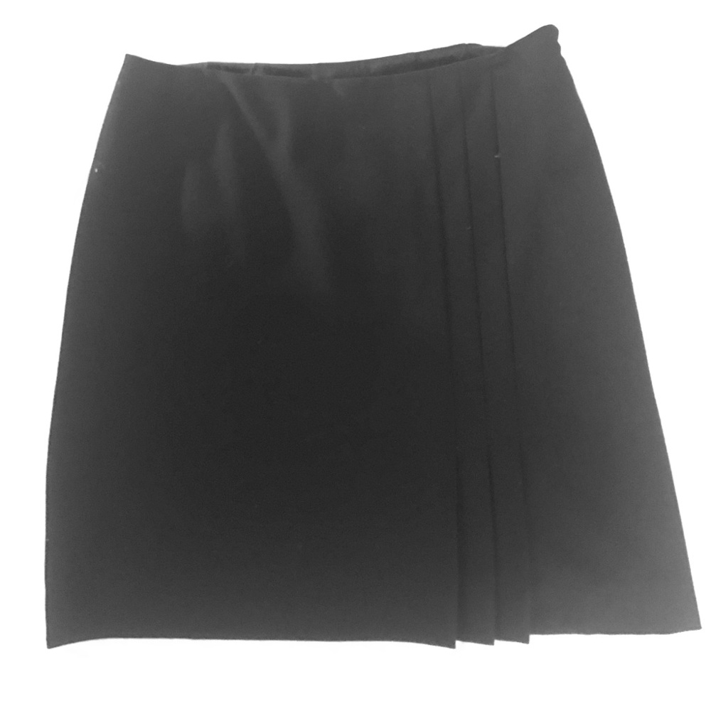 Black short skirt